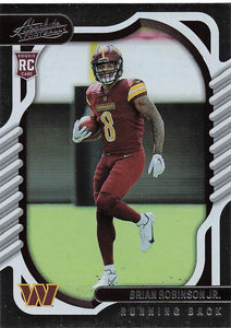 2022 Absolute Football Brian Robinson Jr. #127 RC