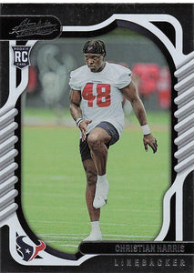 2022 Absolute Football Christian Harris #154 RC