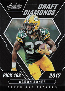 2022 Absolute Football Draft Diamonds Aaron Jones #DD-14