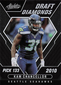 2022 Absolute Football Draft Diamonds Kam Chancellor #DD-20
