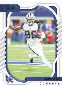 2022 Absolute Football Green CeeDee Lamb #20