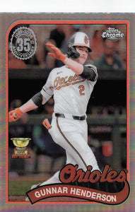 2024 Topps Chrome Update Baseball 1989 Topps Baseball Gunnar Henderson #89CU-12