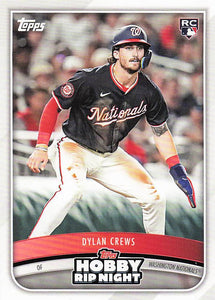 2025 Topps Hobby Rip Night Dylan Crews #7 RC