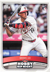 2025 Topps Hobby Rip Night Brooks Lee #14 RC