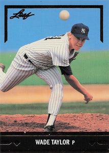 1991 Leaf Gold Leaf Rookies Bonus Wade Taylor #BC16