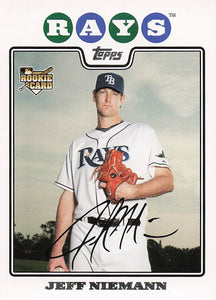 2008 Topps Updates & Highlights Jeff Niemann #UH321