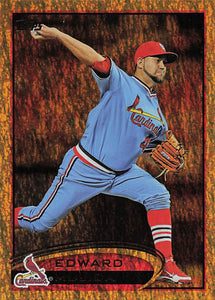 2012 Topps Update Series Gold Sparkle Edward Mujica #US95