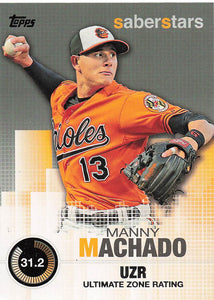 2014 Topps Saber Stars Manny Machado #SST-19