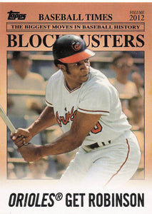 2012 Topps Update Series Blockbusters Frank Robinson #BB-3