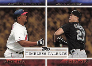 2012 Topps Timeless Talents Albert Belle - Giancarlo Stanton #TT-18