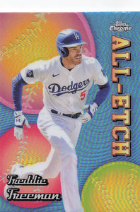 2024 Topps Chrome Update Baseball All-Etch Freddie Freeman #CAEU-4