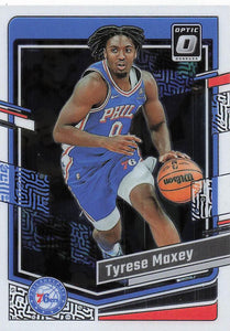 2023-24 Donruss Optic Basketball  Tyrese Maxey #70
