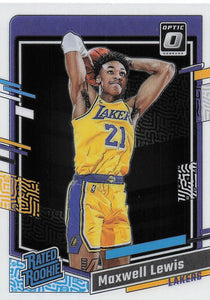 2023-24 Donruss Optic Basketball  Maxwell Lewis #211 RC