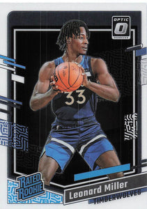 2023-24 Donruss Optic Basketball  Leonard Miller #234 RC