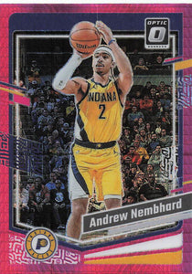 2023-24 Donruss Optic Basketball Pink Hyper Prizm Andrew Nembhard #3