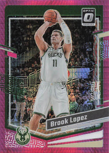 2023-24 Donruss Optic Basketball Pink Hyper Prizm Brook Lopez #15