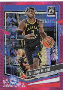 2023-24 Donruss Optic Basketball Pink Hyper Prizm Buddy Hield #42