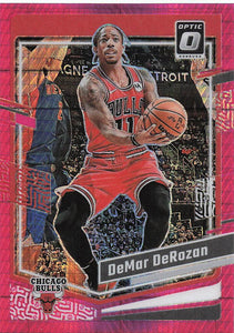 2023-24 Donruss Optic Basketball Pink Hyper Prizm DeMar DeRozan #43
