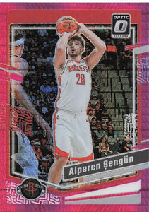2023-24 Donruss Optic Basketball Pink Hyper Prizm Alperen Sengun #85