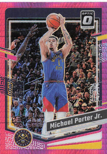 2023-24 Donruss Optic Basketball Pink Hyper Prizm Michael Porter Jr. #102
