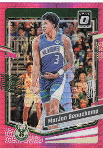 2023-24 Donruss Optic Basketball Pink Hyper Prizm Marjon Beauchamp #119