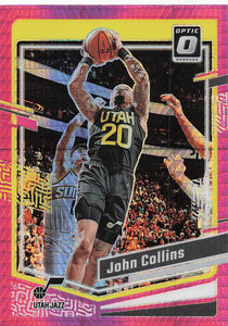 2023-24 Donruss Optic Basketball Pink Hyper Prizm John Collins #146