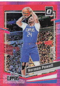 2023-24 Donruss Optic Basketball Pink Hyper Prizm Norman Powell #161