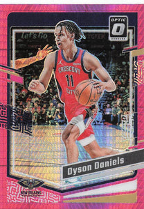 2023-24 Donruss Optic Basketball Pink Hyper Prizm Dyson Daniels #186