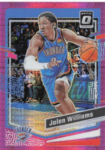 2023-24 Donruss Optic Basketball Pink Hyper Prizm Jalen Williams #188
