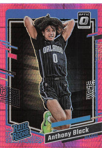 2023-24 Donruss Optic Basketball Pink Hyper Prizm Anthony Black #207 RC