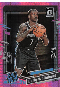 2023-24 Donruss Optic Basketball Pink Hyper Prizm Dariq Whitehead #230 RC