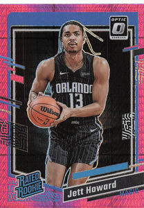 2023-24 Donruss Optic Basketball Pink Hyper Prizm Jett Howard #240 RC