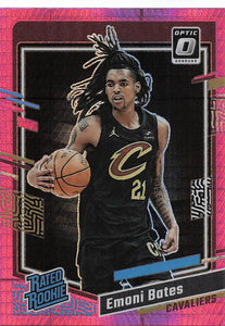 2023-24 Donruss Optic Basketball Pink Hyper Prizm Emoni Bates #241
