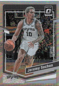 2023-24 Donruss Optic Basketball Holo Prizm Jeremy Sochan #56