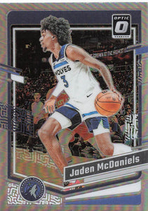 2023-24 Donruss Optic Basketball Holo Prizm Jaden McDaniels #118