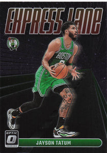 2023-24 Donruss Optic Basketball Express Lane Jayson Tatum #12