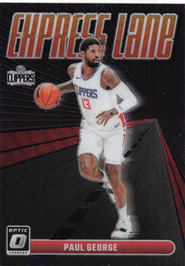2023-24 Donruss Optic Basketball Express Lane Purple Paul George #15