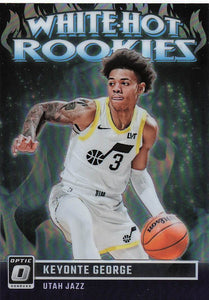 2023-24 Donruss Optic Basketball White Hot Rookies Purple Keyonte George #12
