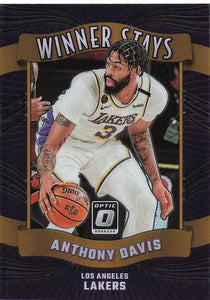 2023-24 Donruss Optic Basketball Winner Stays Anthony Davis #19