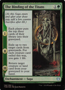 Magic The Gathering: Theros Beyond Death Foil EN: #166 The BInding of the Titans