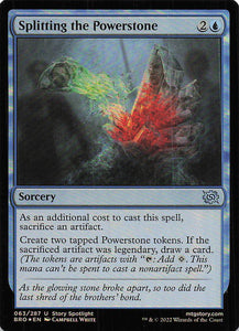 Magic The Gathering: The Brothers' War Foil EN: #63 Splitting the Powerstone