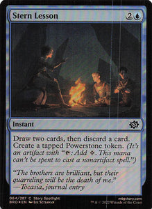 Magic The Gathering: The Brothers' War Foil EN: #64 Stern Lesson