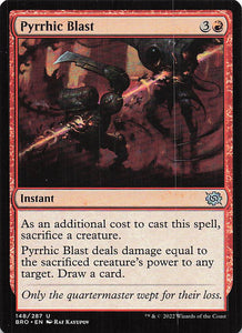 Magic The Gathering: The Brothers' War EN: #148 Pyrrhic Blast