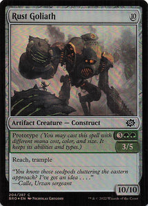 Magic The Gathering: The Brothers' War Foil EN: #204 Rust Goliath