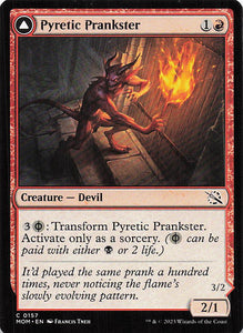 Magic The Gathering: March of the Machin EN: #157 Pyretic Prankster