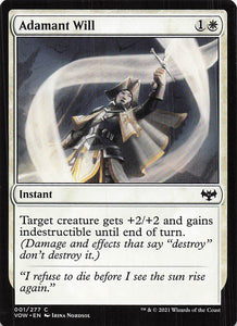 Magic The Gathering: Innistrad: Crimson Vow EN: #1 Adamant Will