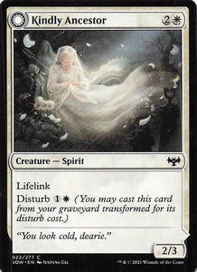 Magic The Gathering: Innistrad: Crimson Vow EN: #22 Kindly Ancestor