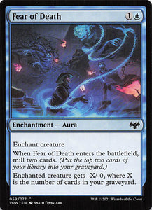 Magic The Gathering: Innistrad: Crimson Vow EN: #59 Fear of Death