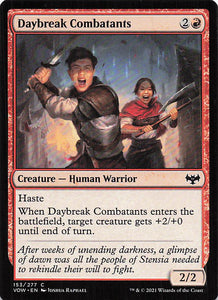 Magic The Gathering: Innistrad: Crimson Vow EN: #153 Daybreak Combatants