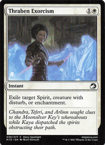 Magic The Gathering: Innistrad: Midnight Hunt EN: #39 Thraben Exorcism